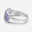Bague en argent sterling .925 avec tanzanite véritable de 1,54 carat