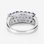 Bague en argent sterling .925 avec tanzanite véritable de 1,54 carat