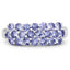 Bague en argent sterling .925 avec tanzanite véritable de 1,54 carat