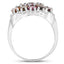 5.89 Carat Multi Tourmaline Sterling Silver Cocktail Ring