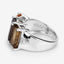 8.17 Carat Genuine Multi-Stone .925 Sterling Silver Engagement Ring