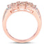 1.50 Carat Genuine Morganite Sterling Silver Engagement Ring