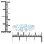 0.95 Carat Aquamarine & Diamond Sterling Silver Engagement Ring