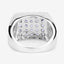 1.75 Carat Genuine Tanzanite Sterling Silver Engagement Ring