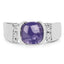 Anillo de Compromiso de Plata Esterlina con Tanzanita Natural de 2.80 Quilates