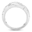 0.47 Carat Genuine White Diamond Sterling Silver Engagement Ring