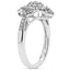 Bague en Argent Sterling avec Diamant Naturel de 0,63 Carat et Diamant Jaune