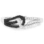 0.33 Carat Genuine White and Black Diamond Sterling Silver Ring