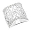 0.25 Carat Genuine White Diamond Sterling Silver Engagement Ring