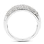 0.96 Carat White Diamond .925 Sterling Silver Engagement Ring