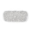 0.96 Carat White Diamond .925 Sterling Silver Engagement Ring