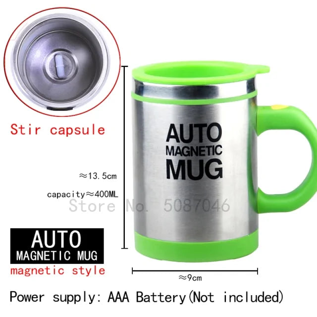 Self Stirring Magnetic Mug - Effortless Beverage Mixing