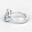 2.55 Carat Genuine Blue Topaz Sterling Silver Ring