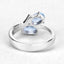 2.55 Carat Genuine Blue Topaz Sterling Silver Ring