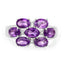 3.05 Carat Amethyst and White Topaz Sterling Silver Ring