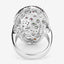 5.01 Carat Multi-Stone .925 Sterling Silver Engagement Ring