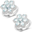 2.88 Carat Genuine Aquamarine Sterling Silver Ring