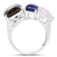 7.51 Carat Multi Stone .925 Sterling Silver Engagement Ring