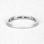 Bague en argent sterling avec diamant bleu véritable de 0,20 carat