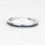 Bague en argent sterling avec diamant bleu véritable de 0,20 carat