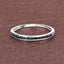 Bague en argent sterling avec diamant bleu véritable de 0,20 carat