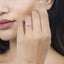 0.71 Carat Ruby and Diamond 14K Yellow Gold Engagement Ring
