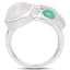 5.90 Carat Multi Stone Sterling Silver Cocktail Ring