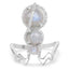 2.79 Carat Genuine Labradorite and White Topaz Sterling Silver Ring
