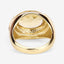 Bague en argent sterling avec citrine et diamants blancs de 4,56 carats