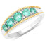 Bague en argent sterling avec émeraude zambienne et diamants de 0,75 carat