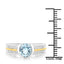 1.37 Carat Aquamarine and Diamond 14K Gold Ring