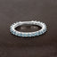 Bague de fiançailles en argent sterling avec topaze bleue suisse de 0,94 carat