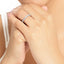 Bague de fiançailles en argent sterling avec topaze bleue suisse de 0,94 carat