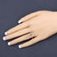 Anillo de Compromiso Semi Montura de Diamante Blanco de 0.20 Quilates en Oro Blanco de 14K