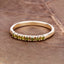 0.22 Carat Genuine Dark Yellow Diamond 14K Yellow Gold Engagement Ring