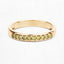 Anillo de Compromiso de Diamante Amarillo Genuino de 0.27 Quilates en Oro Amarillo de 14K