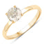 0.90 Carat Genuine TLC Diamond 14K Yellow Gold Ring