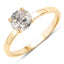 1.02 Carat Genuine TLC Diamond 14K Yellow Gold Engagement Ring