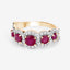 1.99 Carat Ruby and Diamond 14K Yellow Gold Engagement Ring
