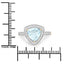 1.58 Carat Aquamarine and Diamond 14K Yellow Gold Engagement Ring