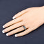 Bague en Or Blanc 14K avec Diamant Bleu Naturel de 1,03 Carat