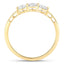Anillo de Compromiso de Diamante Creado en Laboratorio de 0.51 Quilates en Oro Amarillo de 14K