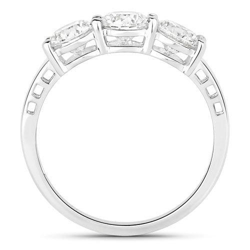 1.50 Carat Lab Grown Diamond 14K White Gold Engagement Ring