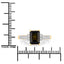 1.73 Carat Green Tourmaline and Diamond 14K Yellow Gold Engagement Ring