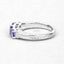 Bague en argent sterling .925 avec tanzanite véritable de 1,11 carat
