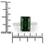 6.16 Carat Green Tourmaline & Diamond 14K White Gold Ring