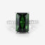 6.16 Carat Green Tourmaline & Diamond 14K White Gold Ring