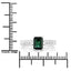 1.19 Carat Green Tourmaline & Diamond 14K White Gold Ring