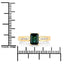1.19 Carat Green Tourmaline & Diamond 14K Yellow Gold Ring