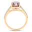 IGI Certified 3.03 Carat Brown Diamond Engagement Ring in 18K Yellow Gold